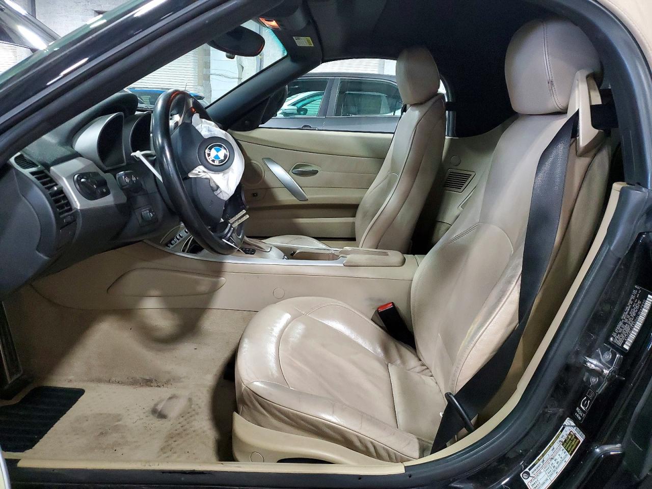 2006 Bmw Z4 3.0 Черный vin: 4USBU33506LW67920