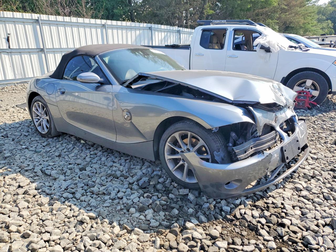 2008 Bmw Z4 3.0 Gray vin: 4USBU33508LW74353