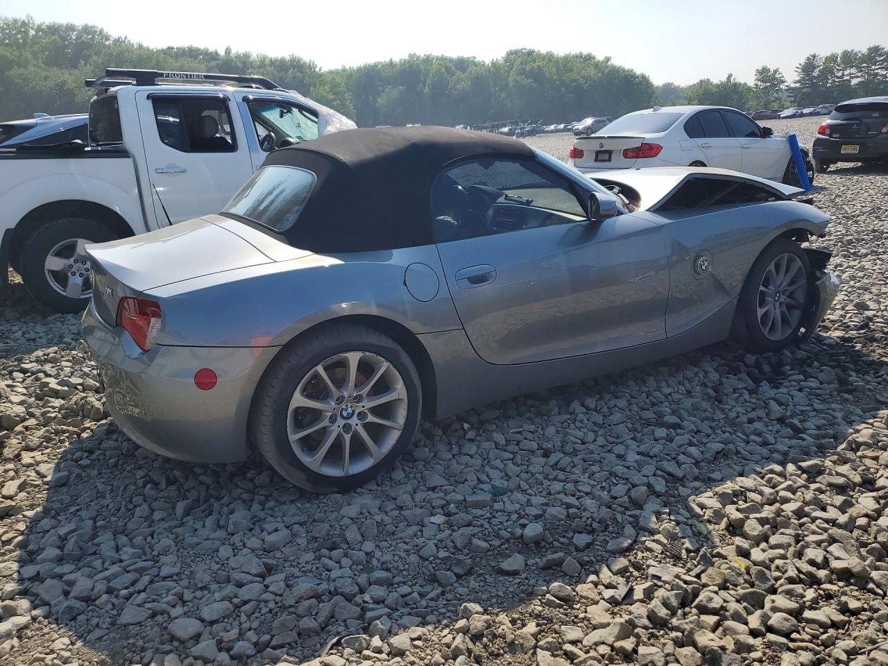 2008 Bmw Z4 3.0 Gray vin: 4USBU33508LW74353