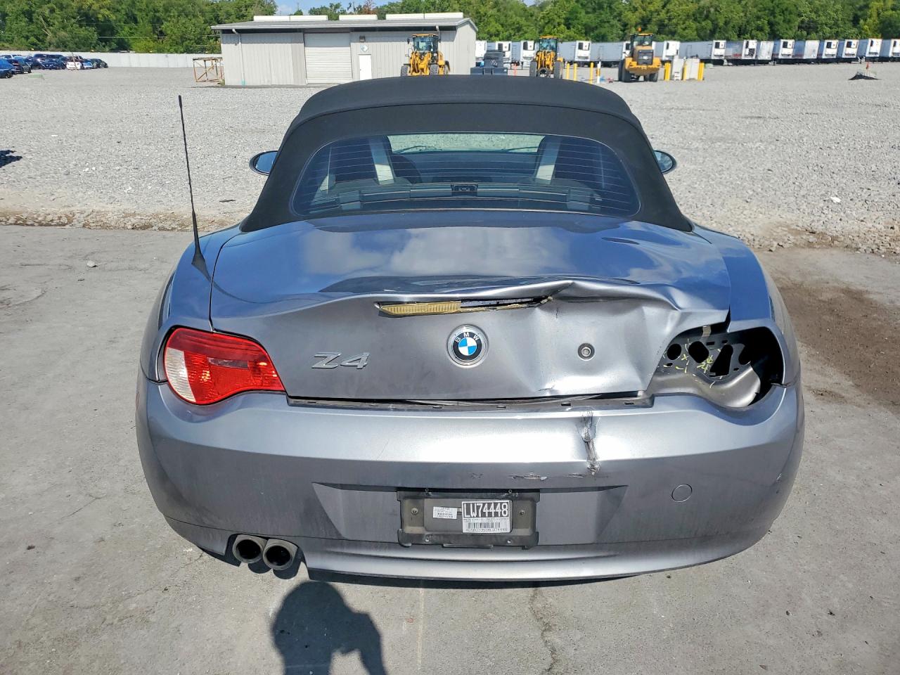 2008 Bmw Z4 Gray vin: 4USBU33508LW74448