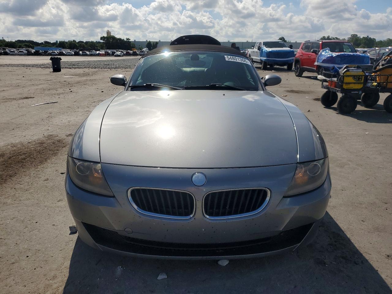 2008 Bmw Z4 Gray vin: 4USBU33508LW74448