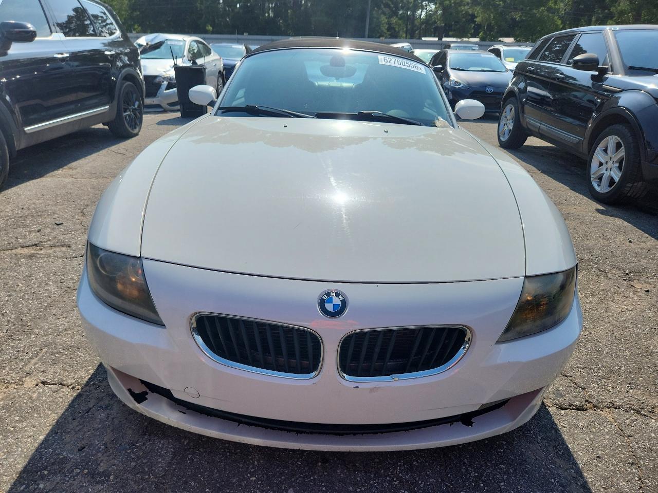 2007 Bmw Z4 3.0 White vin: 4USBU33517LW71542