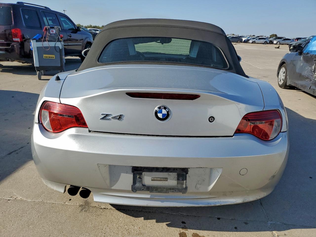 2007 Bmw Z4 3.0 Серебряный vin: 4USBU33517LW73582
