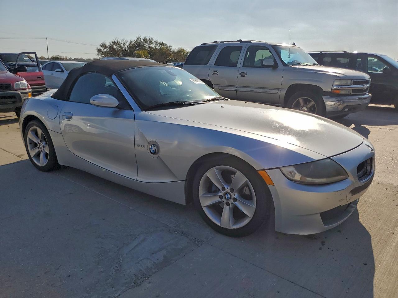 2007 Bmw Z4 3.0 Серебряный vin: 4USBU33517LW73582