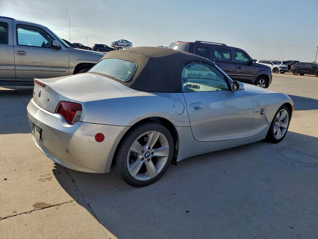 2007 Bmw Z4 3.0 Серебряный vin: 4USBU33517LW73582