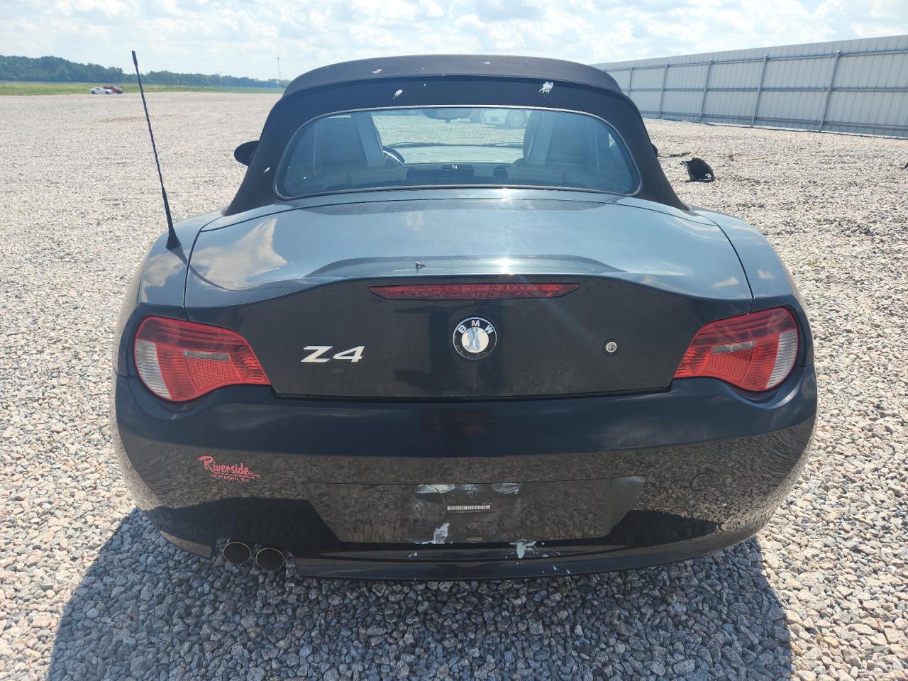 2008 Bmw Z4 3.0 Black vin: 4USBU33528LW74970