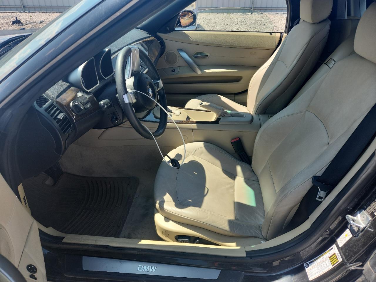 2008 Bmw Z4 3.0 Black vin: 4USBU33528LW74970
