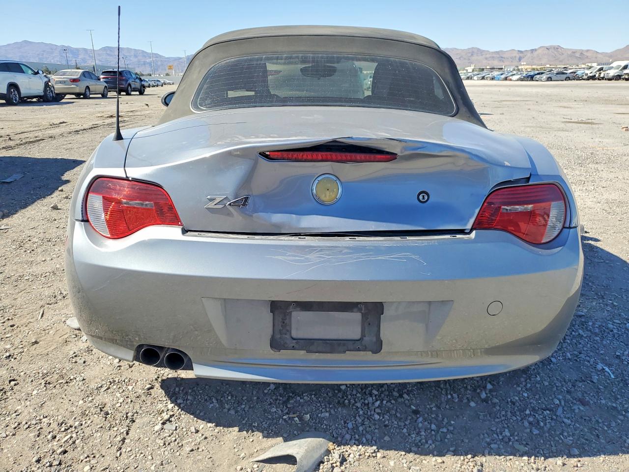 2007 Bmw Z4 3.0 Silver vin: 4USBU33537LW71560