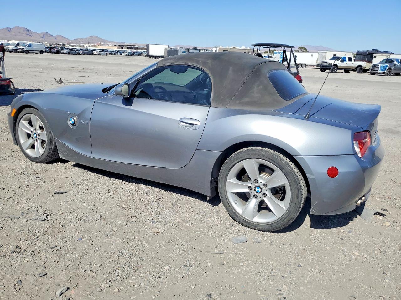 2007 Bmw Z4 3.0 Silver vin: 4USBU33537LW71560