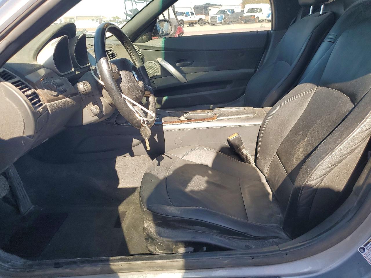 2007 Bmw Z4 3.0 Silver vin: 4USBU33537LW71560
