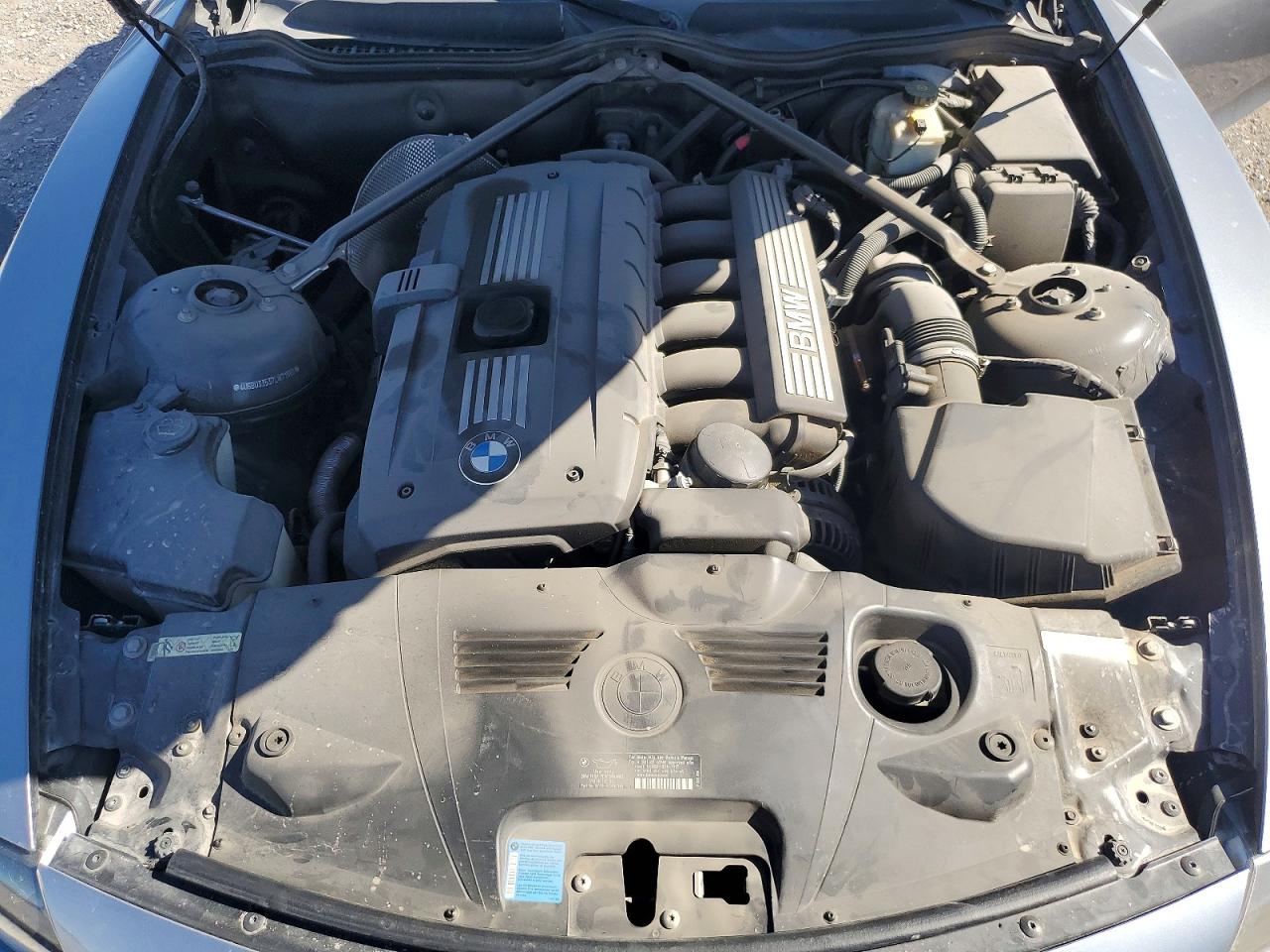 2007 Bmw Z4 3.0 Silver vin: 4USBU33537LW71560