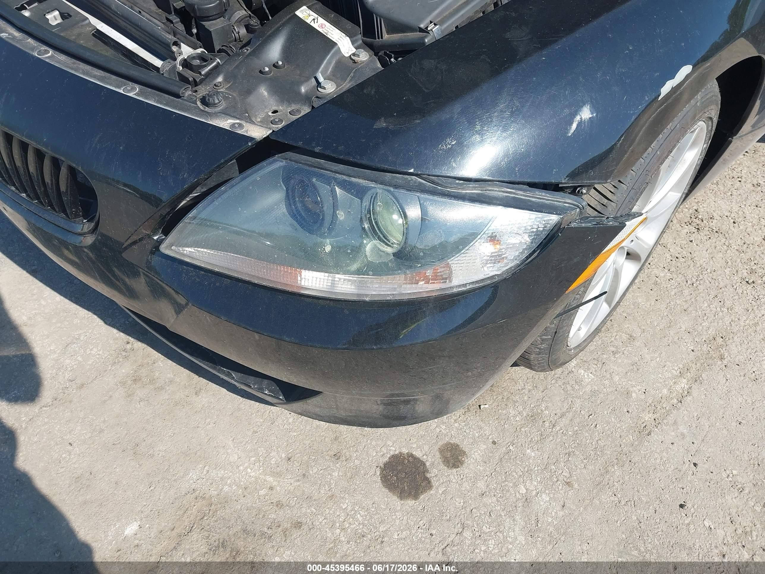 2008 Bmw Z4 3.0i Black vin: 4USBU33538LW75416