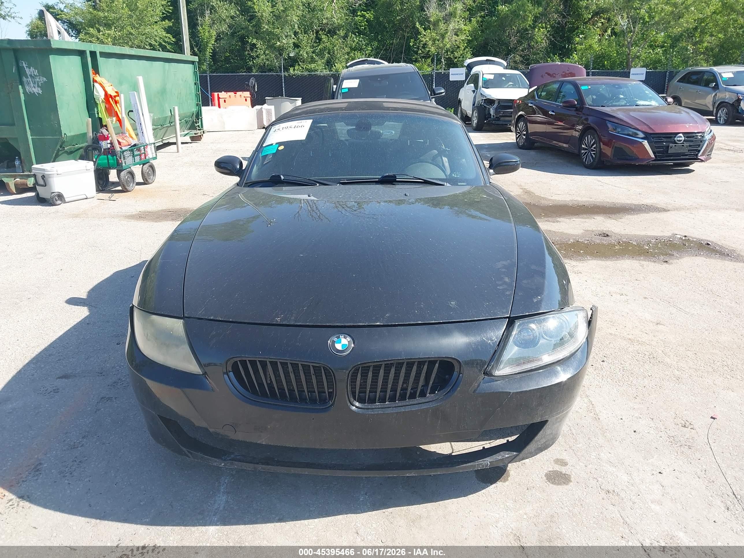 2008 Bmw Z4 3.0i Black vin: 4USBU33538LW75416