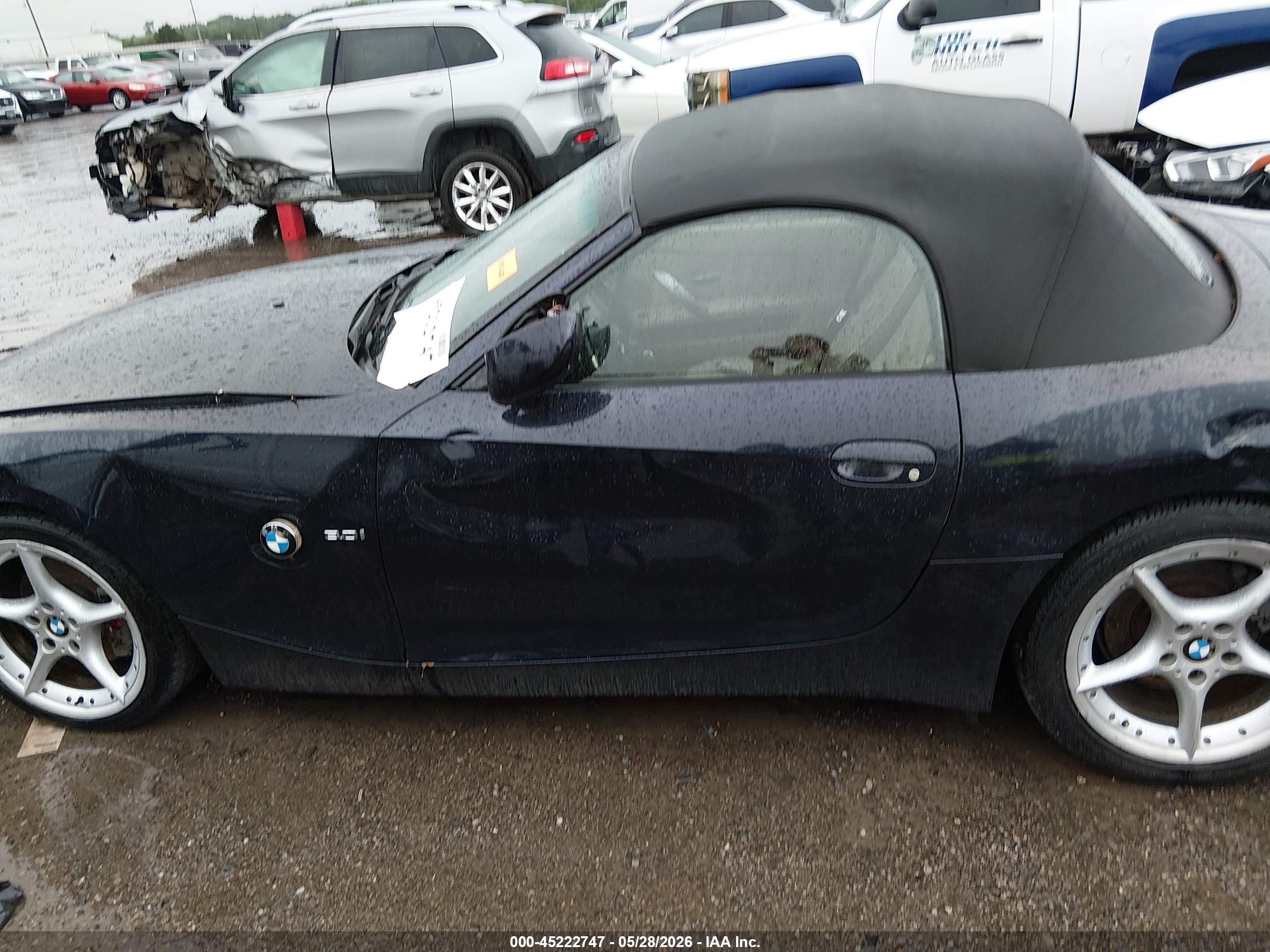 2006 Bmw Z4 3.0i Blue vin: 4USBU33546LW68505