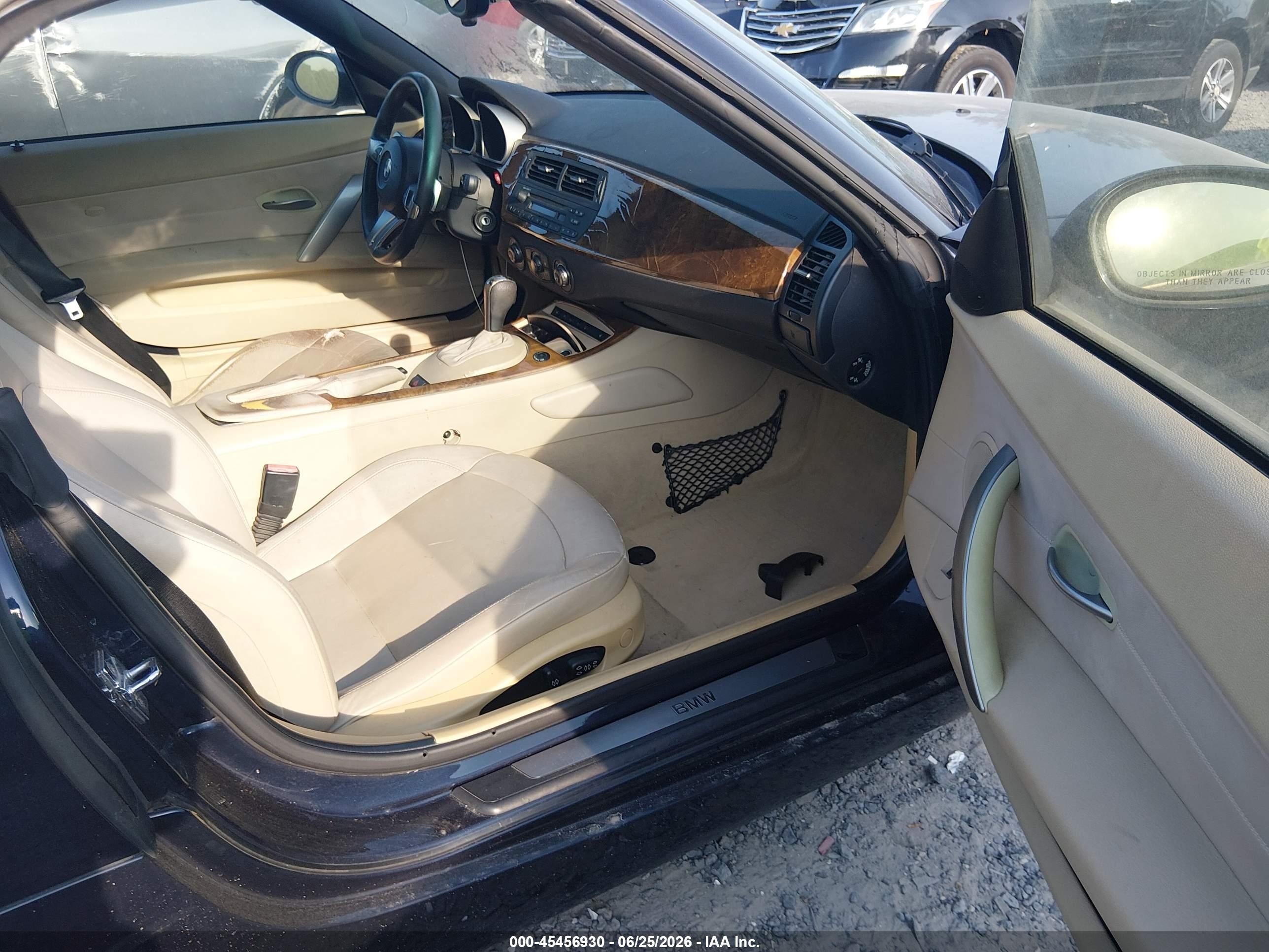 2006 Bmw Z4 3.0i Синий vin: 4USBU33556LW69288