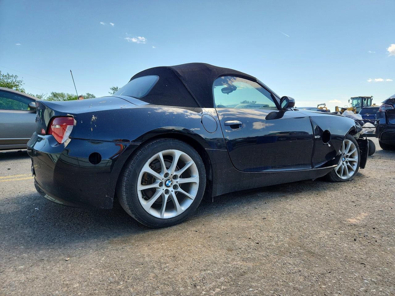 2006 Bmw Z4 3.0 Black vin: 4USBU33556LW69873
