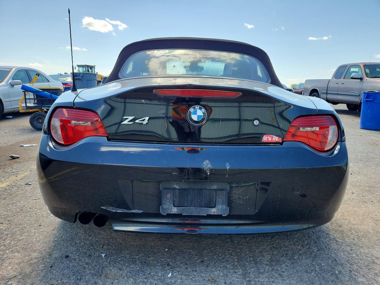 2006 Bmw Z4 3.0 Black vin: 4USBU33556LW69873