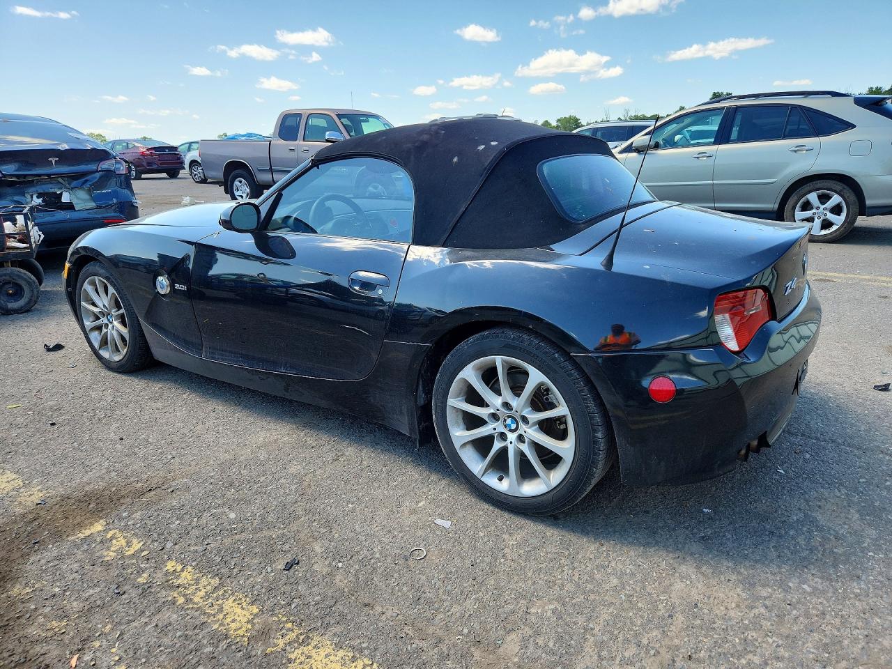 2006 Bmw Z4 3.0 Black vin: 4USBU33556LW69873