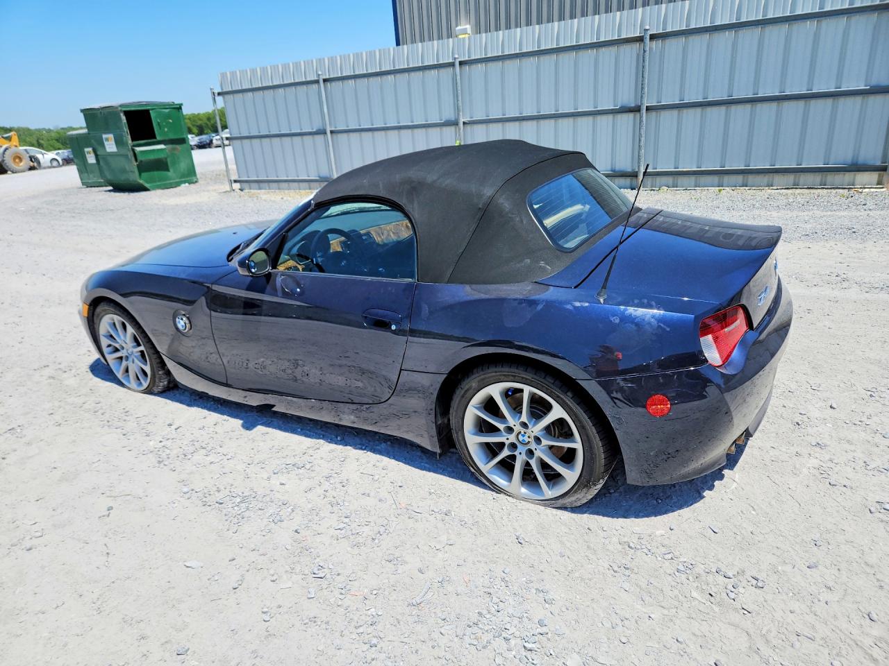 2007 Bmw Z4 3.0 Blue vin: 4USBU33557LW70426