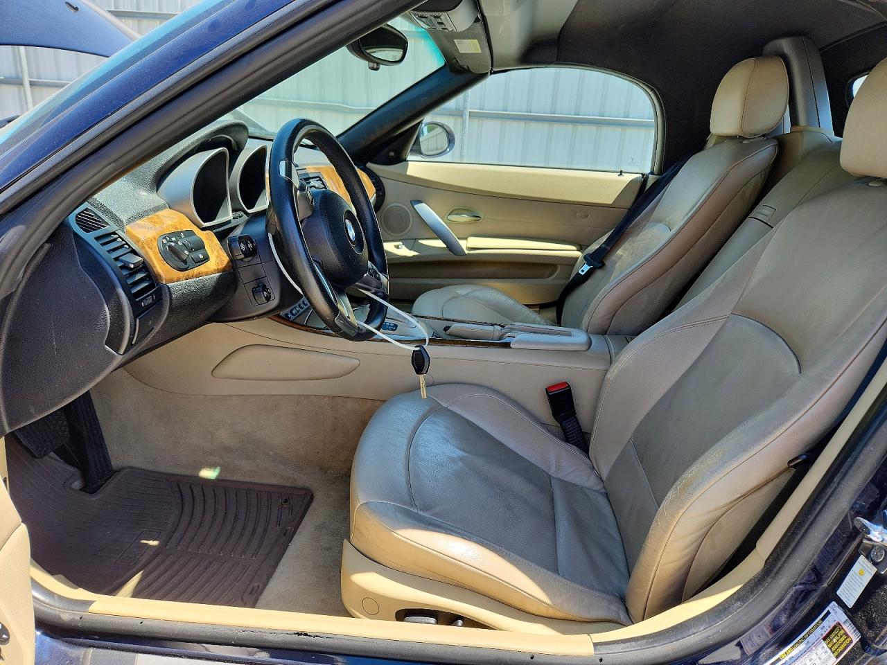 2007 Bmw Z4 3.0 Blue vin: 4USBU33557LW70426