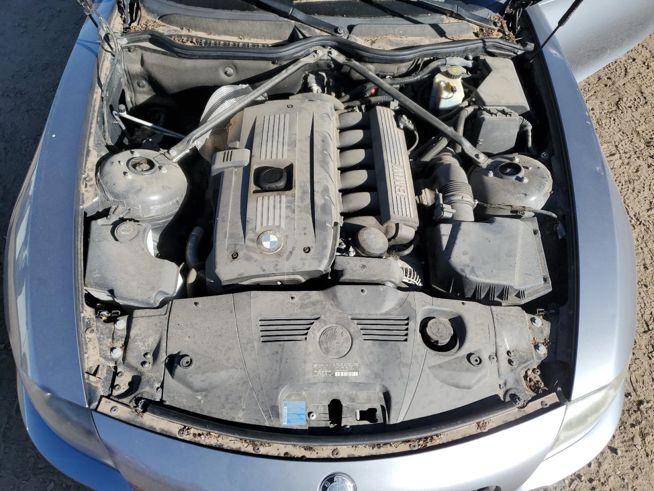 2007 Bmw Z4 3.0 Серебряный vin: 4USBU33557LW72385