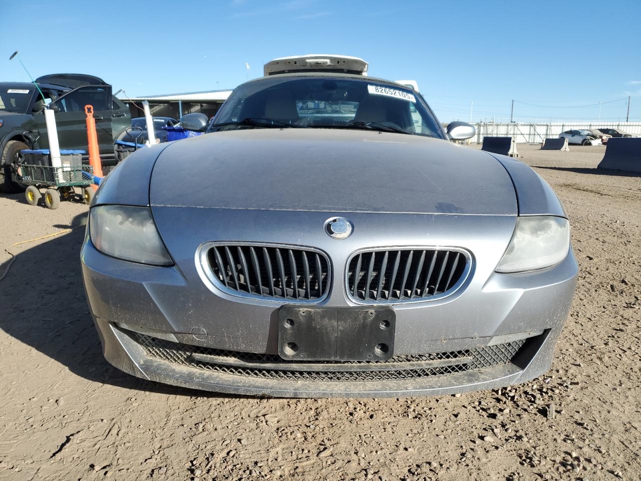 2007 Bmw Z4 3.0 Серебряный vin: 4USBU33557LW72385