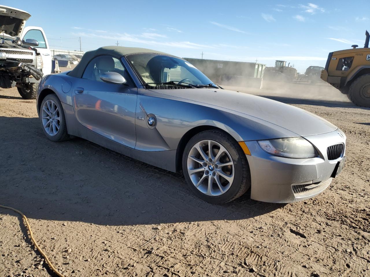 2007 Bmw Z4 3.0 Серебряный vin: 4USBU33557LW72385