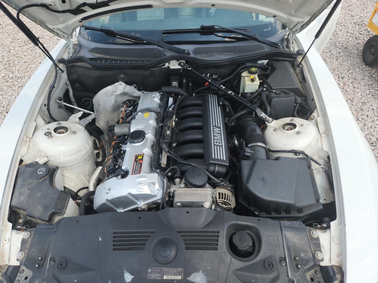 2008 Bmw Z4 3.0 White vin: 4USBU33578LW75323