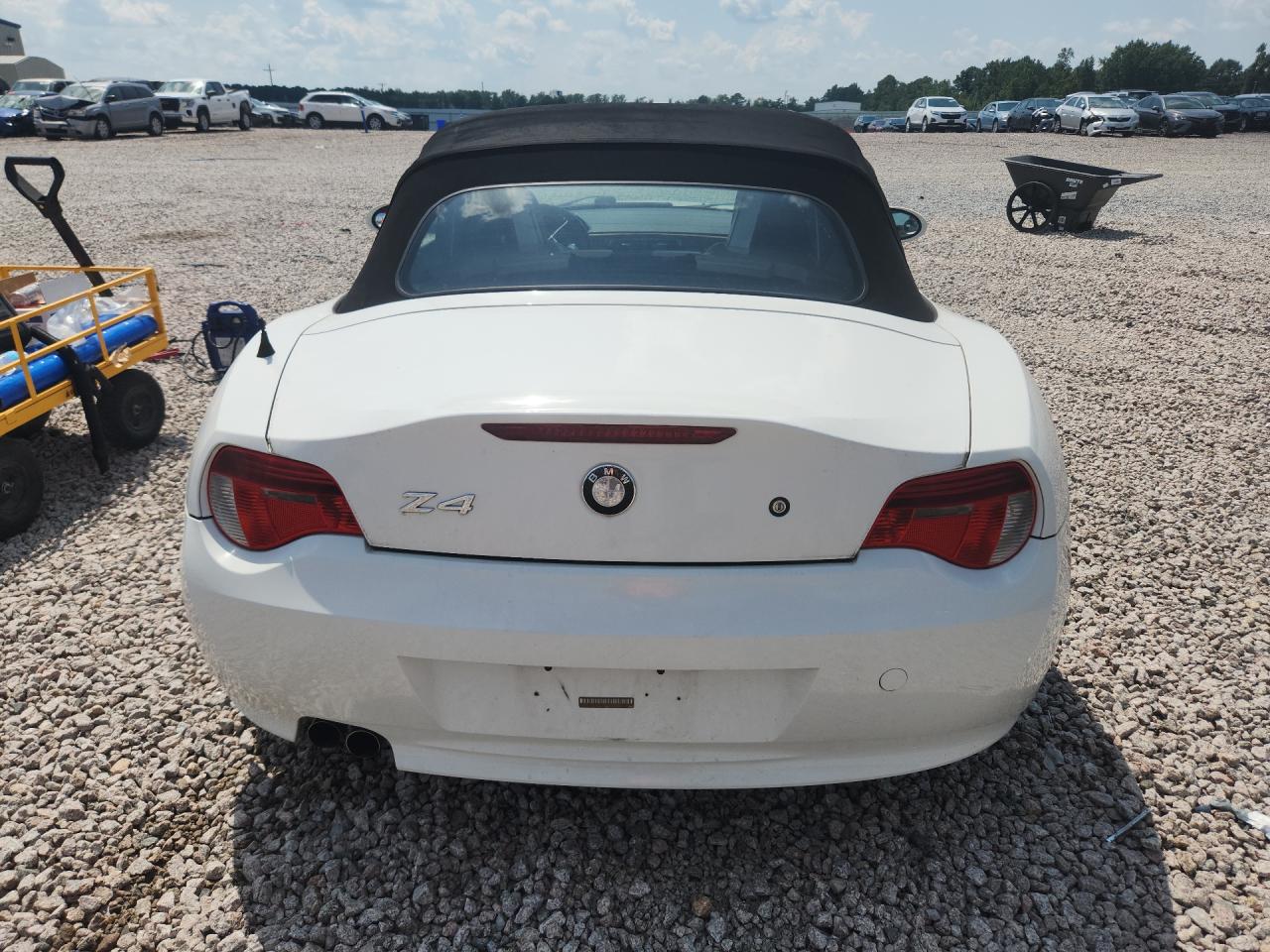 2008 Bmw Z4 3.0 White vin: 4USBU33578LW75323