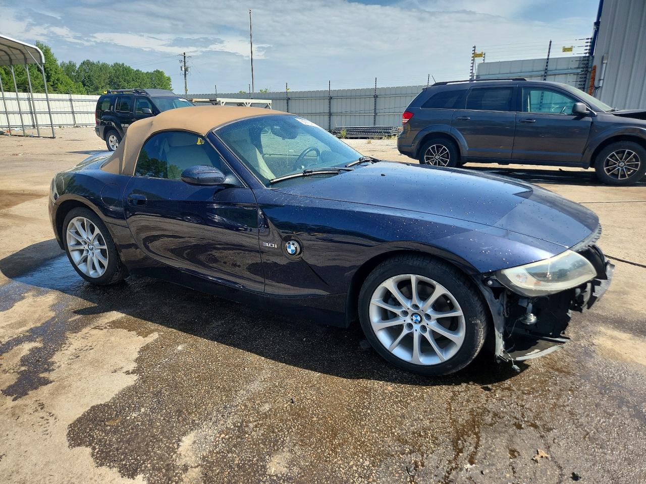 2006 Bmw Z4 3.0 Blue vin: 4USBU33596LW67771