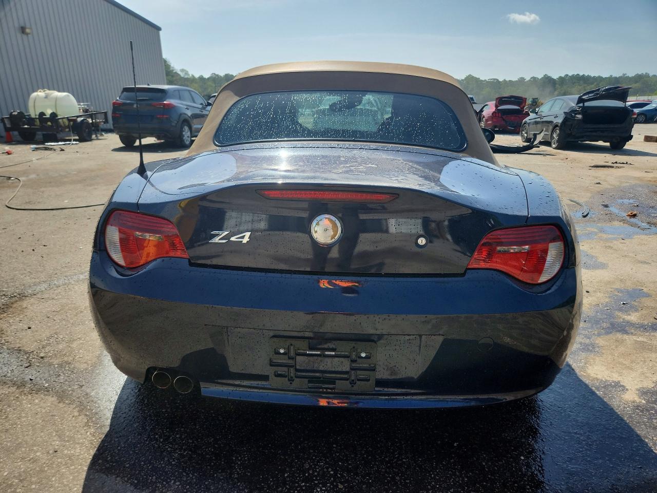 2006 Bmw Z4 3.0 Blue vin: 4USBU33596LW67771