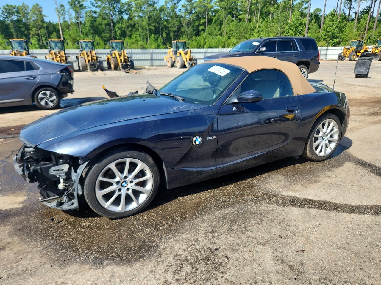 2006 Bmw Z4 3.0 Blue vin: 4USBU33596LW67771