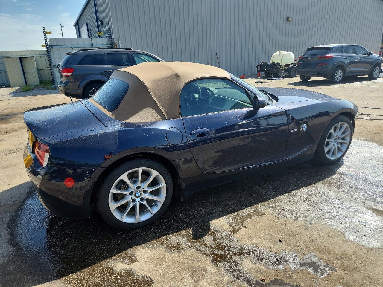 2006 Bmw Z4 3.0 Blue vin: 4USBU33596LW67771