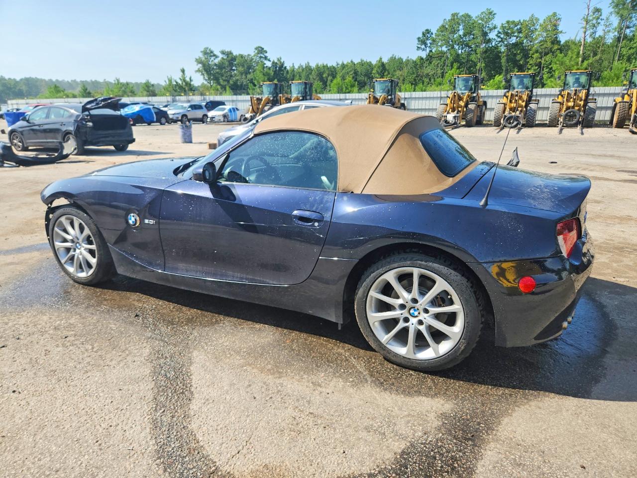 2006 Bmw Z4 3.0 Blue vin: 4USBU33596LW67771