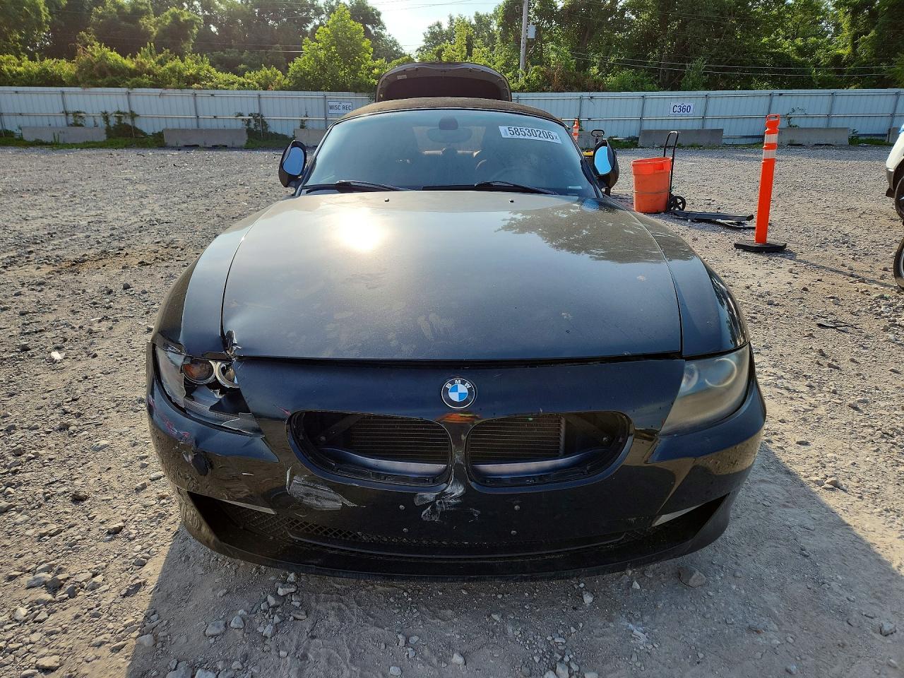 2007 Bmw Z4 3.0 Black vin: 4USBU33597LW71739