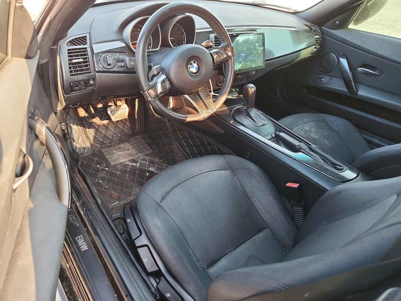 2007 Bmw Z4 3.0 Black vin: 4USBU33597LW71739