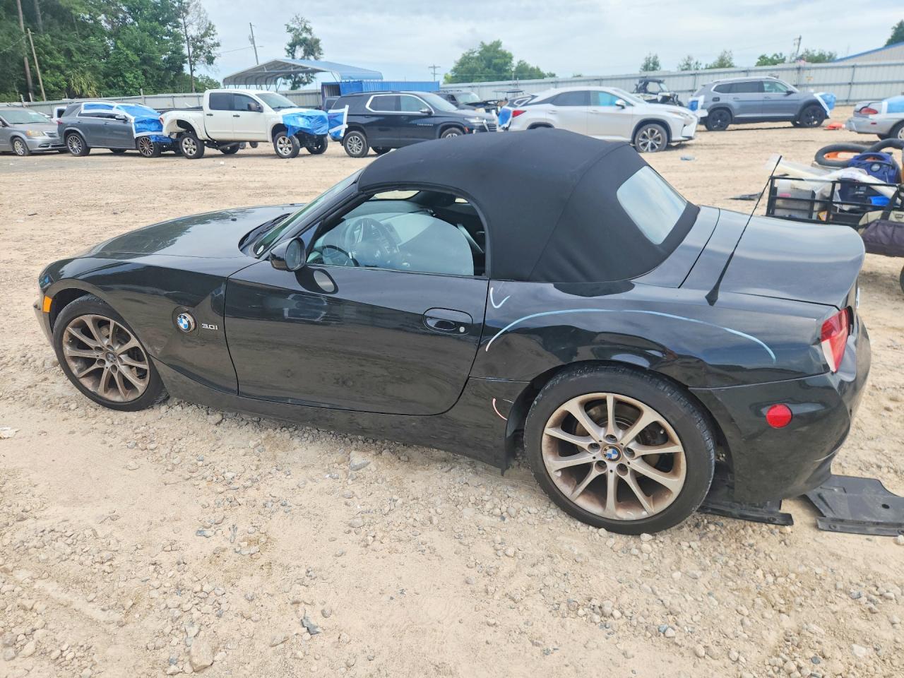 2006 Bmw Z4 3.0 Черный vin: 4USBU335X6LW69433