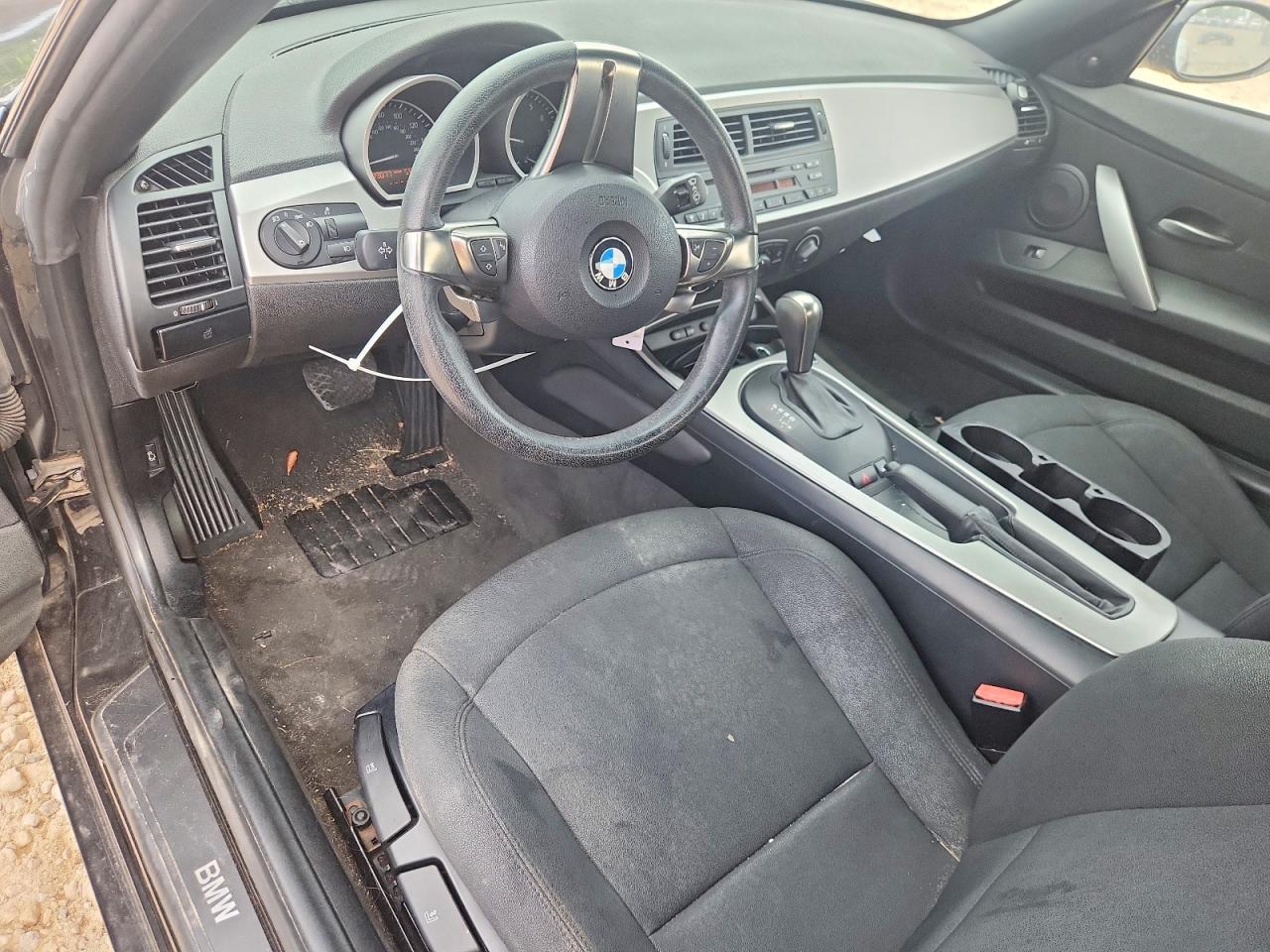 2006 Bmw Z4 3.0 Черный vin: 4USBU335X6LW69433