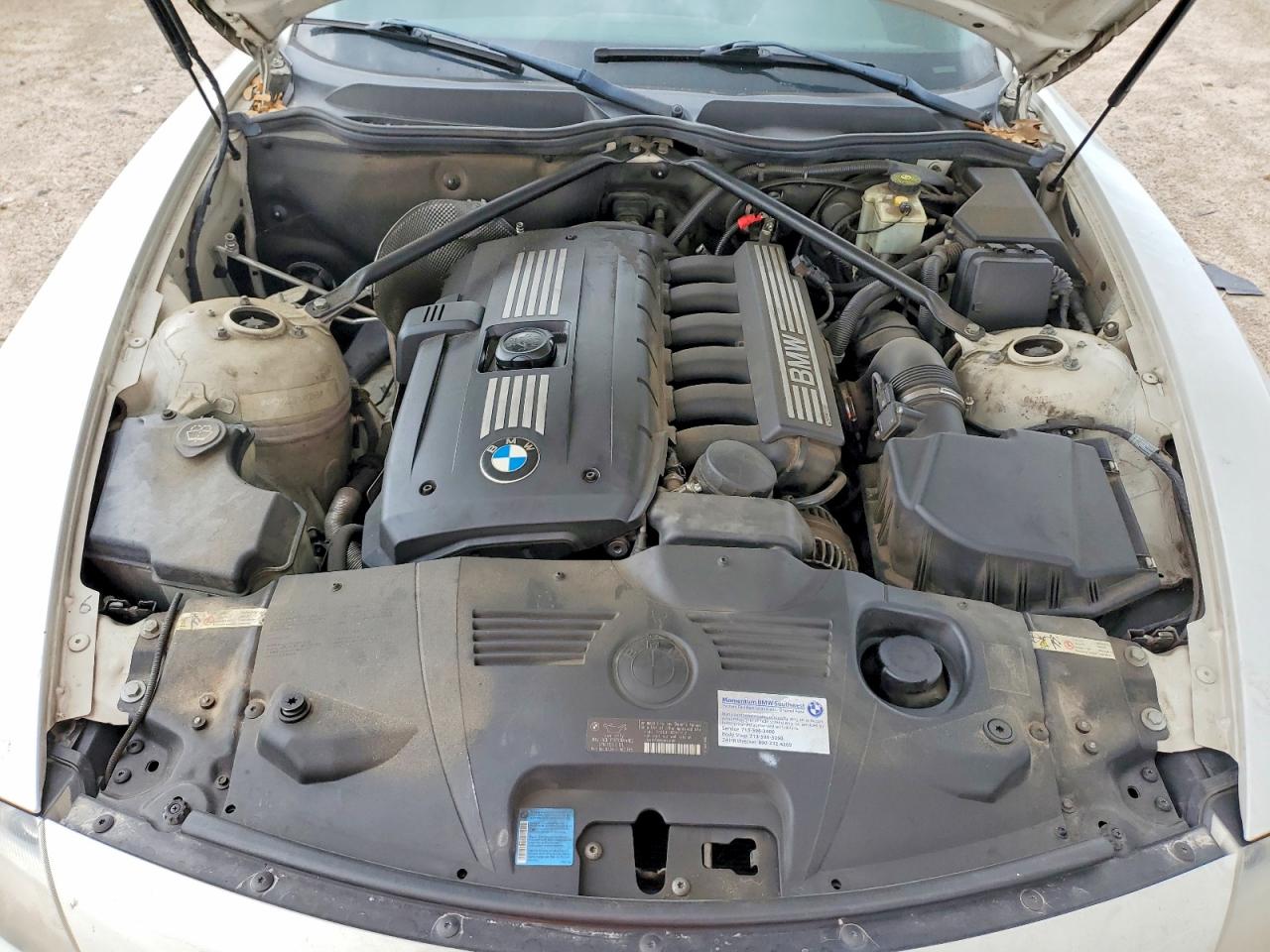 2007 Bmw Z4 3.0si White vin: 4USBU53507LX03683