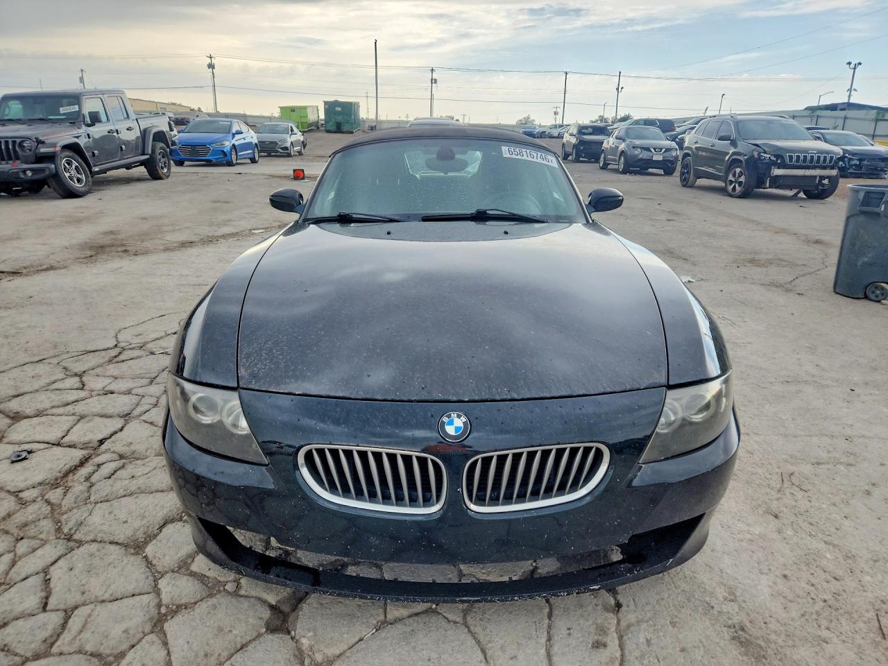 2008 Bmw Z4 3.0si Black vin: 4USBU53508LX03894