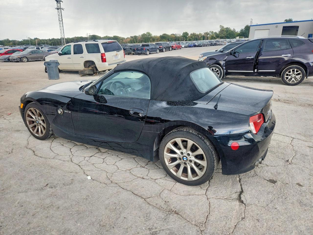 2008 Bmw Z4 3.0si Black vin: 4USBU53508LX03894