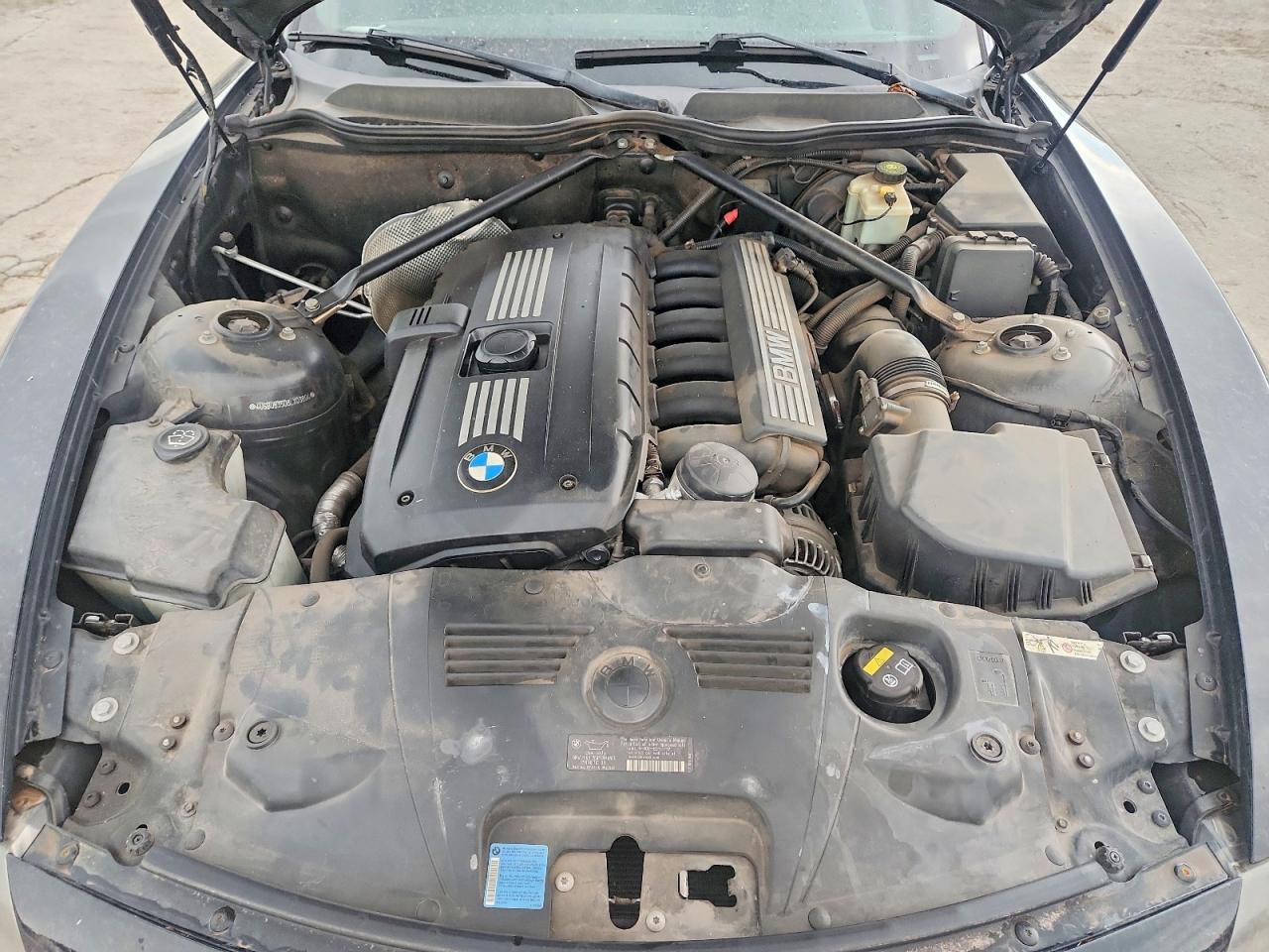 2008 Bmw Z4 3.0si Black vin: 4USBU53508LX03894