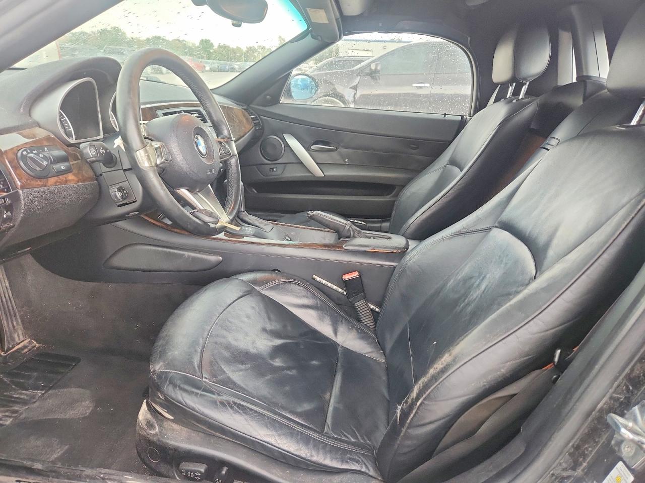 2008 Bmw Z4 3.0si Black vin: 4USBU53508LX03894