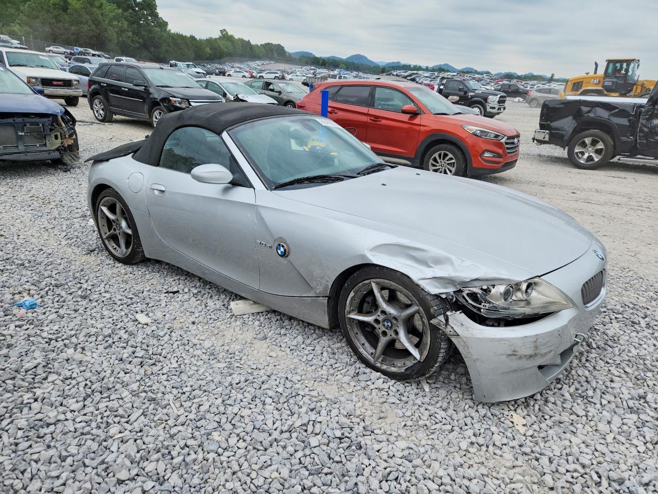 2006 Bmw Z4 3.0si Silver vin: 4USBU53516LX00841