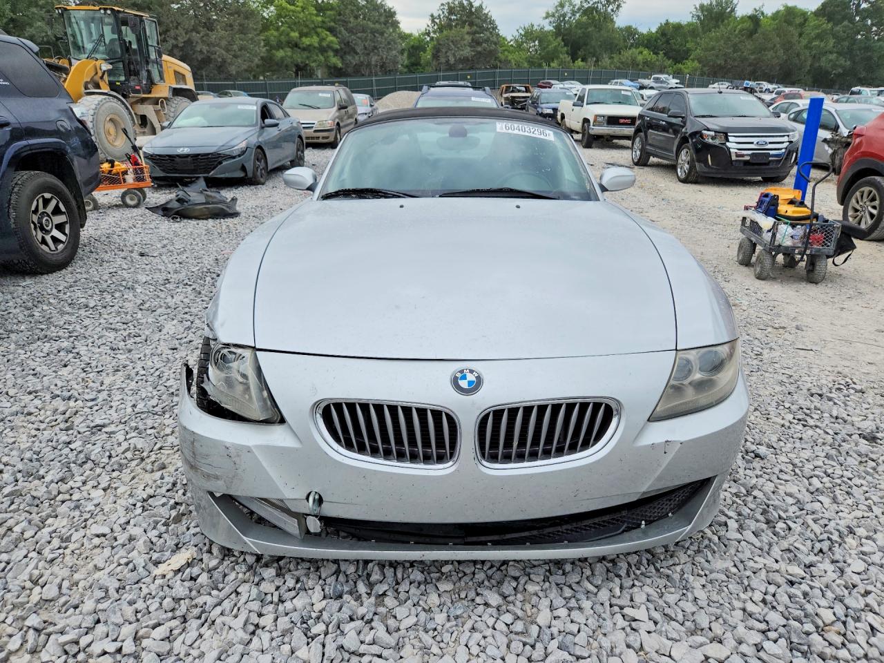 2006 Bmw Z4 3.0si Silver vin: 4USBU53516LX00841