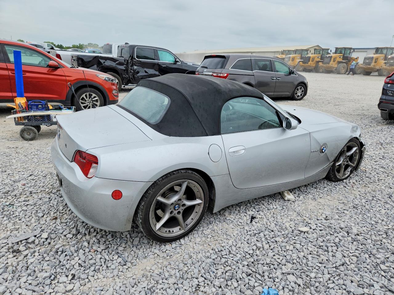 2006 Bmw Z4 3.0si Silver vin: 4USBU53516LX00841