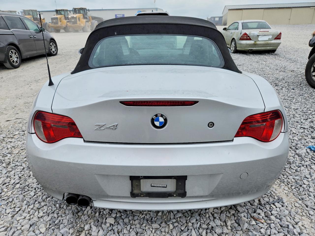 2006 Bmw Z4 3.0si Silver vin: 4USBU53516LX00841