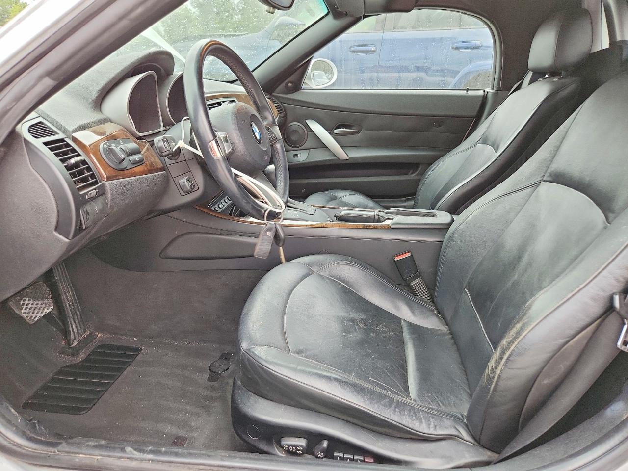2006 Bmw Z4 3.0si Silver vin: 4USBU53516LX00841