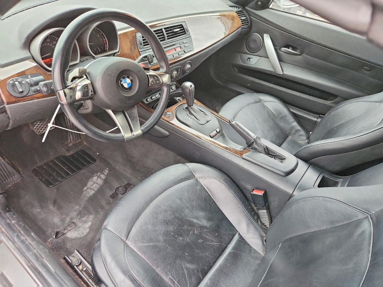 2006 Bmw Z4 3.0si Silver vin: 4USBU53516LX00841