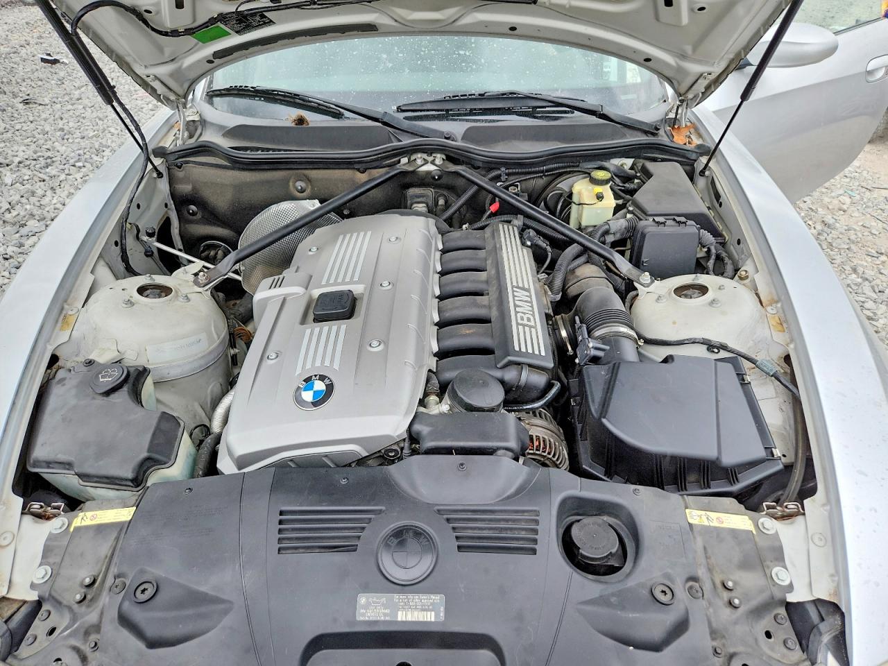 2006 Bmw Z4 3.0si Silver vin: 4USBU53516LX00841